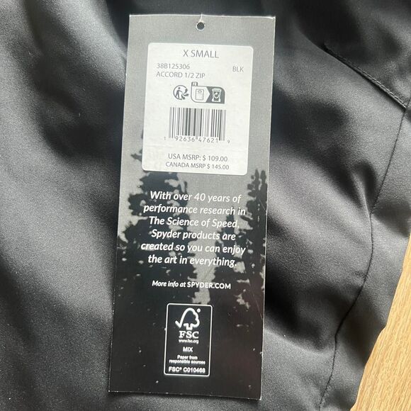 Spyder Women's Black snow pants - Picture 3 of 5